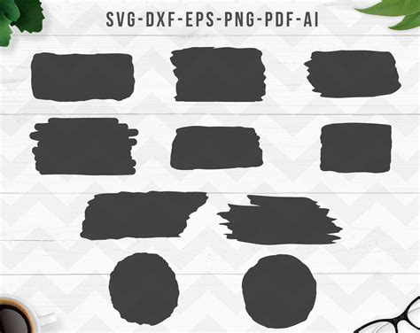 12 Keychain Brush Stroke Svg Free