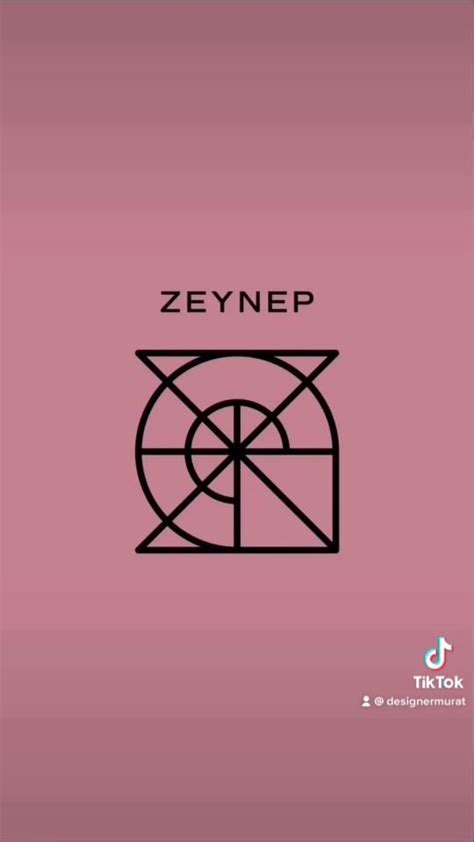 "Zeynep" Minimal Name Logo / Tattoo Design [Video] | Name logo, Fashion ...
