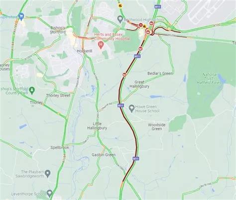 M11 Traffic Woman Rushed To Hospital Following Serious Crash On Near