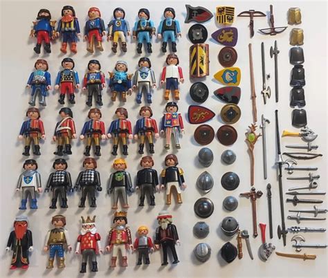 PLAYMOBIL RITTER FIGUREN mit zubehör Konvolut 30 stück Große Sammlung