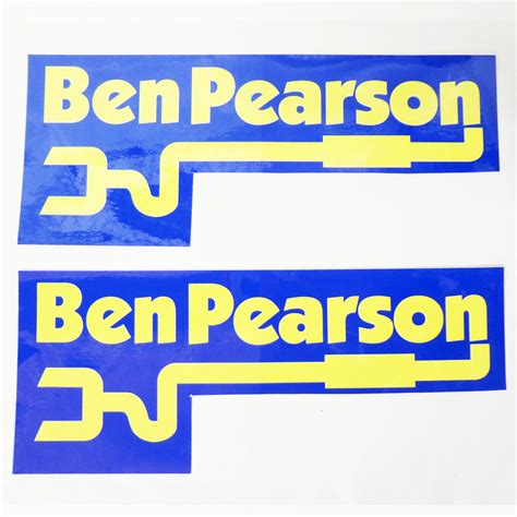 Ben Pearson Pipe Bender Complete Sitcker Decal Kit 75002