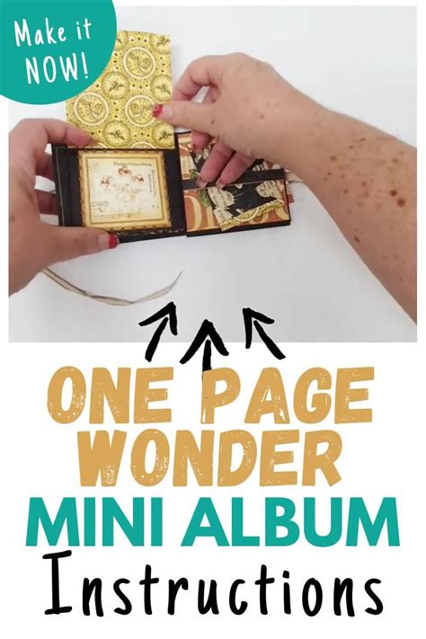 Easy Interactive One Sheet Wonder Mini Album Everyone Can Do Artofit