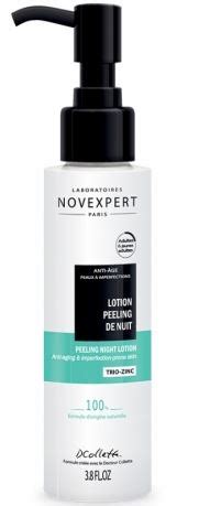 Novexpert Lotion Peeling De Nuit Trio Zinc 115ml Parabioty