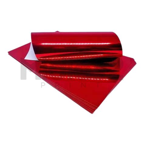 Papel Laminado Lamicote Vermelho Envio Rápido