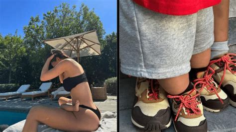 Kylie Jenner Divulga Novas Fotos De Seu Segundo Filho Travis Scott