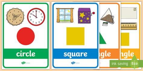 2D Shape Posters with Everyday Examples | KS1 Maths - Twinkl
