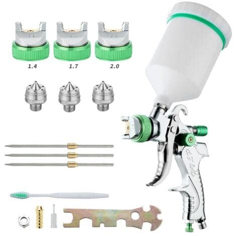 Professionnel Pistolet Peinture Haute Pression Kit Pistolet