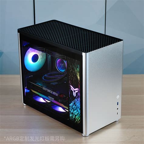 Jonsbo D Black Mini Micro Atx Computer Case Aluminum Steel Tempered