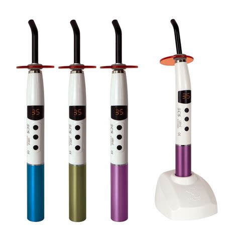 Colorful Wireless LED Dental Curing Light With Caries Detection