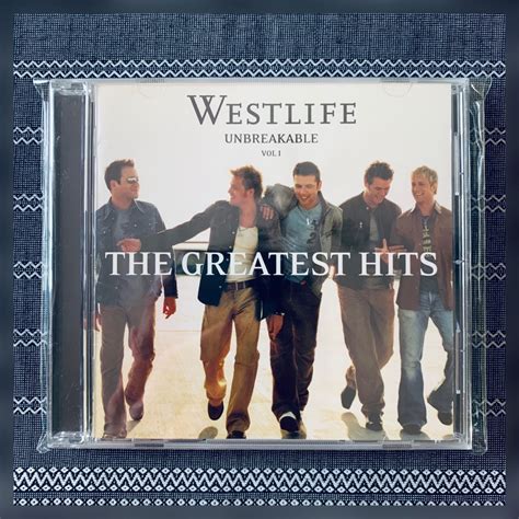 Westlife Unbreakable The Greatest Hits Vol Japan Press Cd