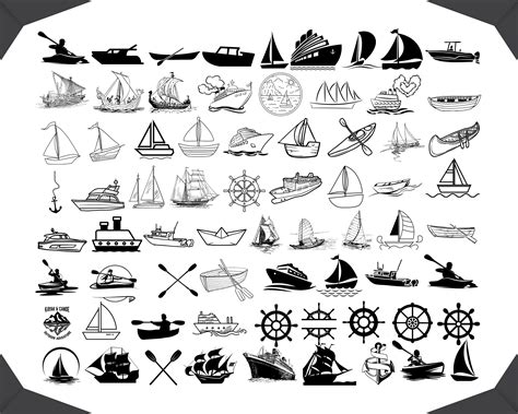 Boot SVG Bundle Segelboot SVG Schiff SVG Schnellboot SVG Etsy De