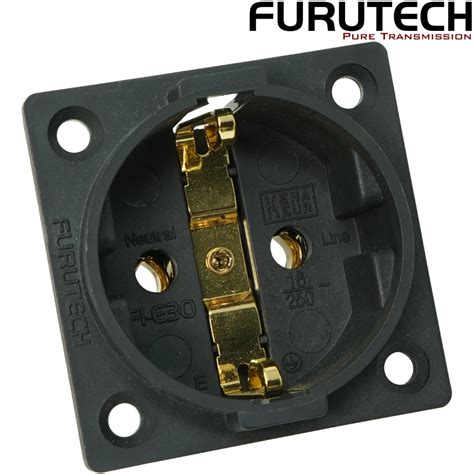 Furutech Fi E Gold Plated High Performance Schuko Wall Socket