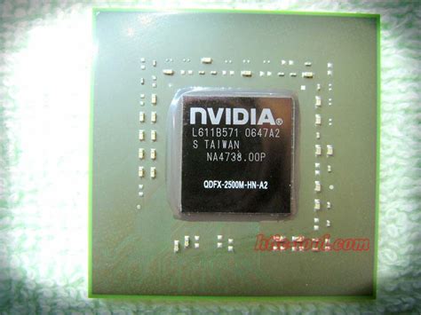 New NVIDIA GPU QDFX 2500M HN A2 BGA With Balls Chipset Htic