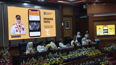 Pemkab Launching Aplikasi Serang Tatu Radarbanten Co Id