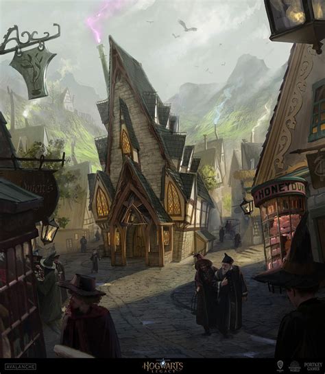 Hogsmeade Concept Artwork - Hogwarts Legacy Art Gallery