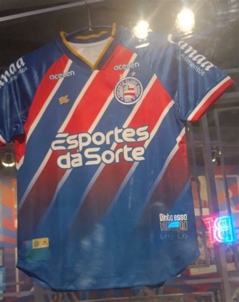 Camisa Reserva Do Ec Bahia 2024 Terá Listras Diagonais Mdf