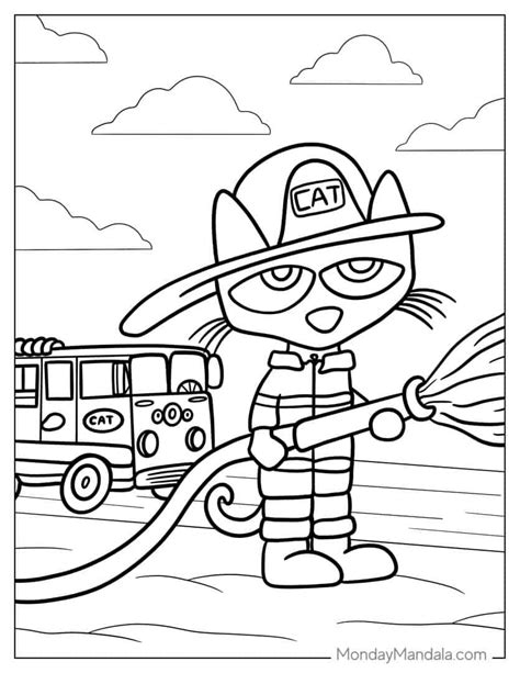 22 Pete The Cat Coloring Pages Free Pdf Printables