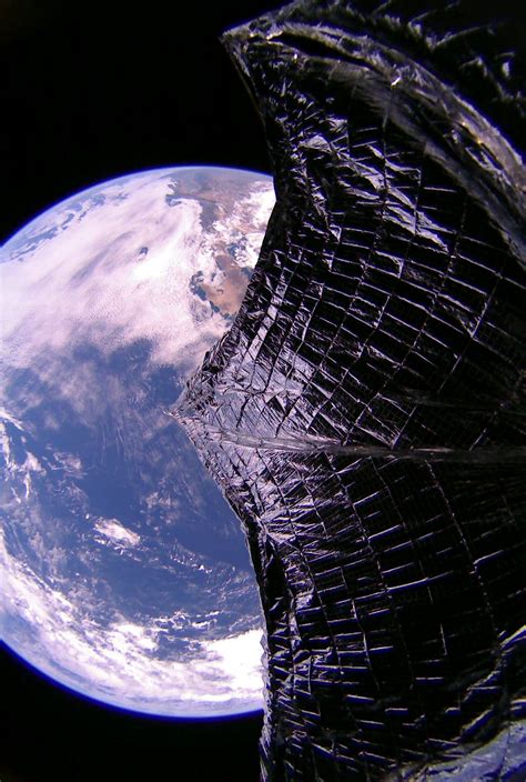 LightSail 2 Solar Sail Over Baja California The Planetary Society