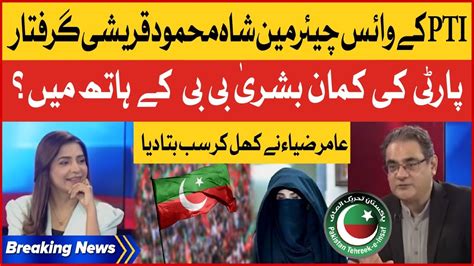 Pti Vice Chairman Arrested New Party Leadership Bushra Bibi In