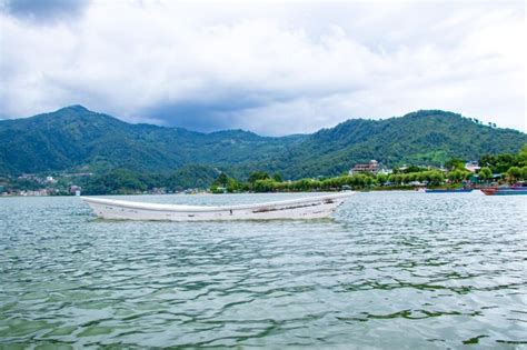 Premium Photo Boats At Phewa Fewa Lake In Pokhara Nepal