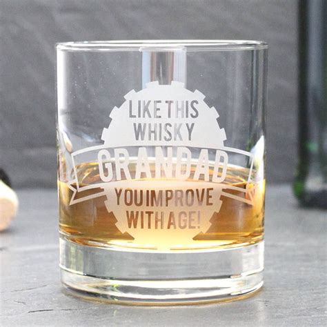 Personalised Emblem Birthday Whisky Glass By Becky Broome Whisky