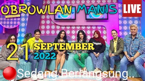 Brownis Trans Tv Hari Ini Live Rabu September Youtube