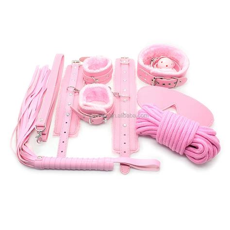 Bdsm Bondage Pu Leather Fetish Kit Restraints Slave Sex Toy