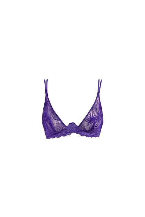 Soutien Gorge Bleu Sans Armature Lingerie Andres Sarda Bleu