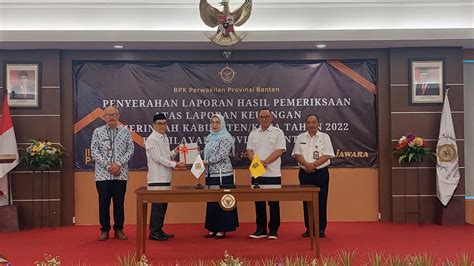 Pemkot Cilegon Kembali Raih Wtp Dari Bpk