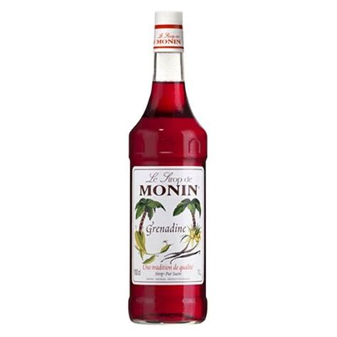 Monin Grenadine Syrup 100 CL Malaysia 6 Bottles Per Box