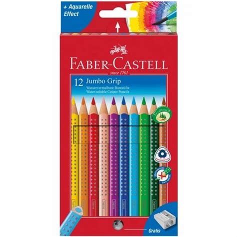 Polymer Faber Castell Pencil Color, For Drawing, Packaging Size: 12 ...