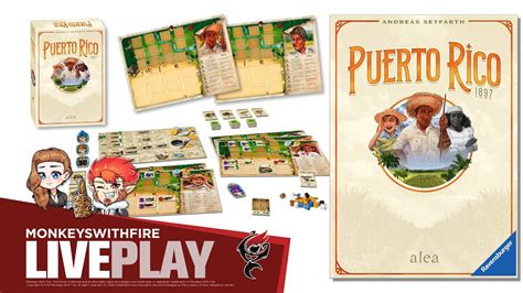 Puerto Rico Ravensburger Board Game Live Play Youtube