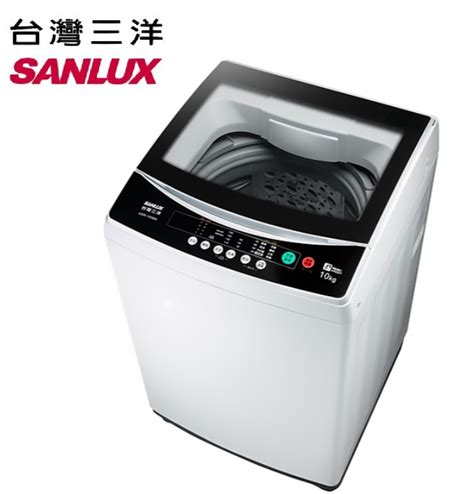 【sanlux台灣三洋】10公斤定頻單槽洗衣機 白色【asw 100ma】標準安裝 電器小精靈 線上購物 有閑購物