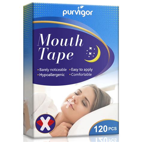 120 Pcs Advanced Gentle Mouth Tape For Nose Breathing Stop Snoring