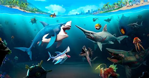 Hóa thân thành cá mập đi săn trong Hungry Shark Evolution