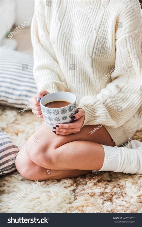 Woman Cup Hot Chocolate Stock Photo Shutterstock