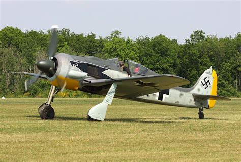 A Restored Focke Wulf Fw 190a Messerschmitt Bf 109 Messerschmitt