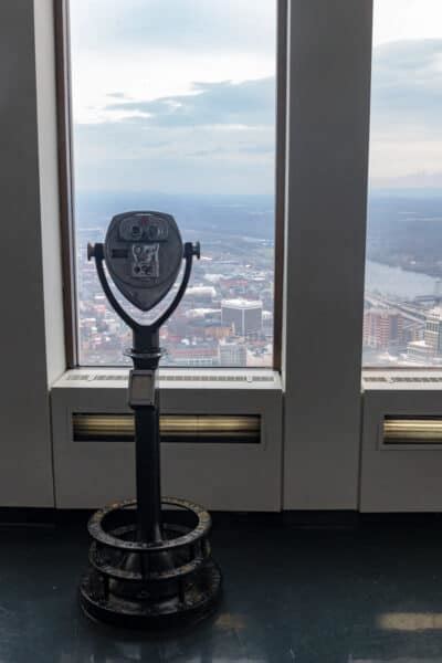 Overlooking Albany From The Free Corning Tower Observation Deck