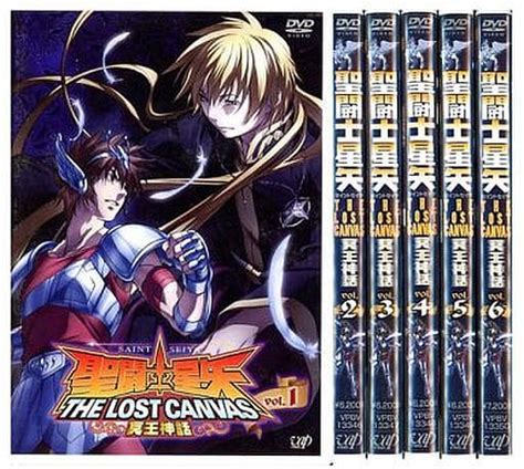 駿河屋 不備有 聖闘士星矢 THE LOST CANVAS 冥王神話 初回版全6巻セット 状態イラストカード欠品 OVA