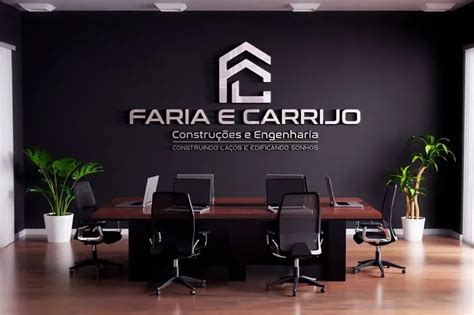 Cria O De Logo Iniciais Personalizadas Para Empresa De Constru Es