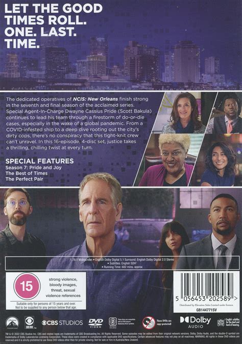 NCIS New Orleans Säsong 7 Ej svensk text 4 DVD film