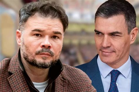 La exigencia de Gabriel Rufián a Pedro Sánchez tras su farol