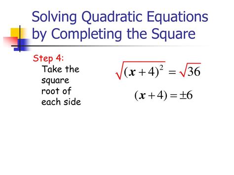 Ppt Completing The Square Powerpoint Presentation Free Download Id 7041759