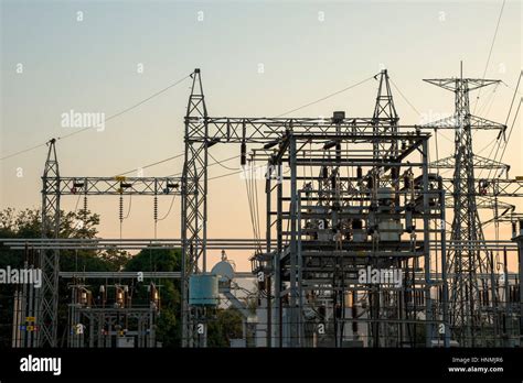 Power Transformers And Rectifiers At A Distribution Station In