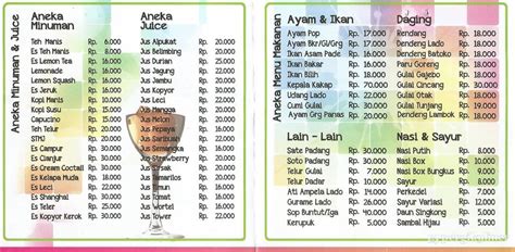 Selalu Diperbarui Menu Restoran Simpang Raya Tebet