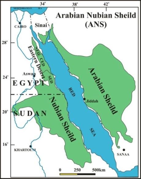 The Arabian Nubian Shield ANS 14 North Eastern Desert NED