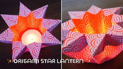 Origami Star Lantern: Bringing Light to Your Decorations – easy origami ...