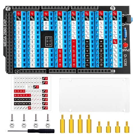 GeeekPi MEGA 2560 R3 Terminal Block Breakout Board HAT With Reset