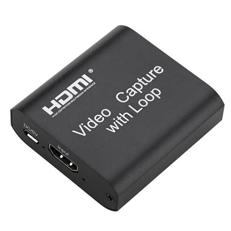 Capturadora de vídeo HDMI por USB compatible con 4K FullHD 1080P