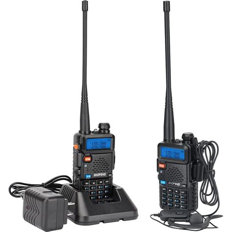 Комплект от 4x преносима радиостанция, уоки токи, MOSMAOO®, UV-5R5W ...